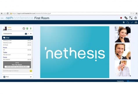 Interfaccia di NethConference, schermata 2